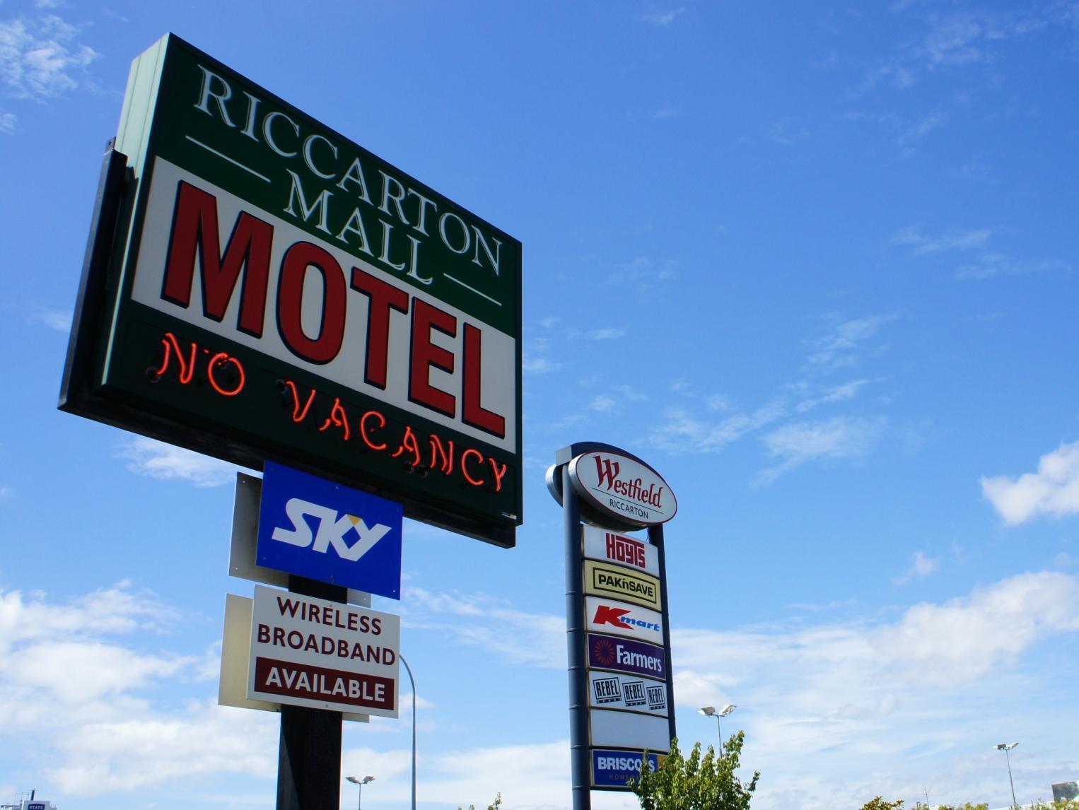 Riccarton Mall Motel Christchurch Zewnętrze zdjęcie