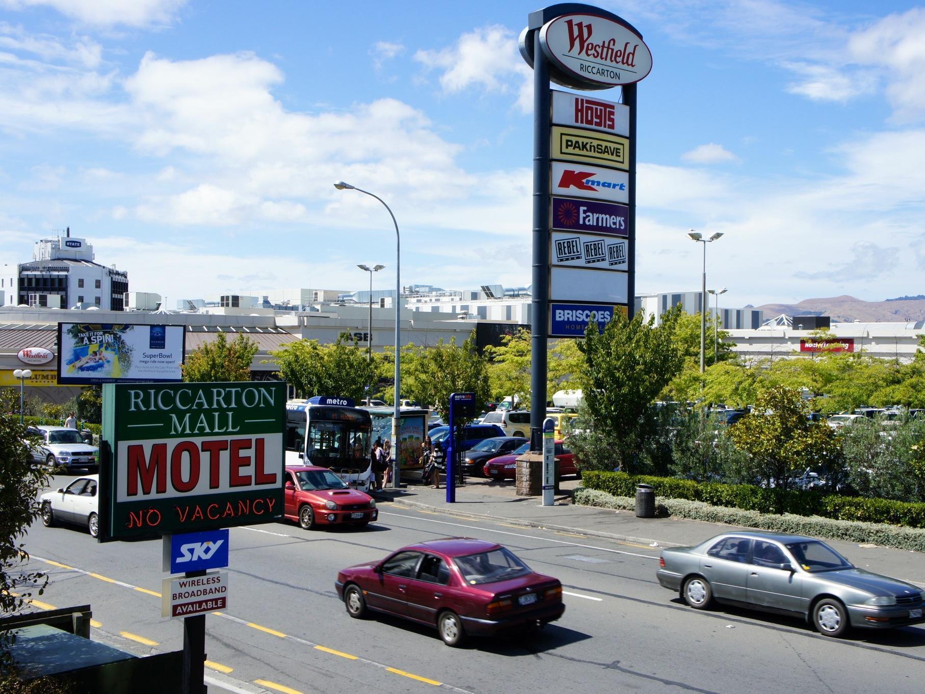 Riccarton Mall Motel Christchurch Zewnętrze zdjęcie